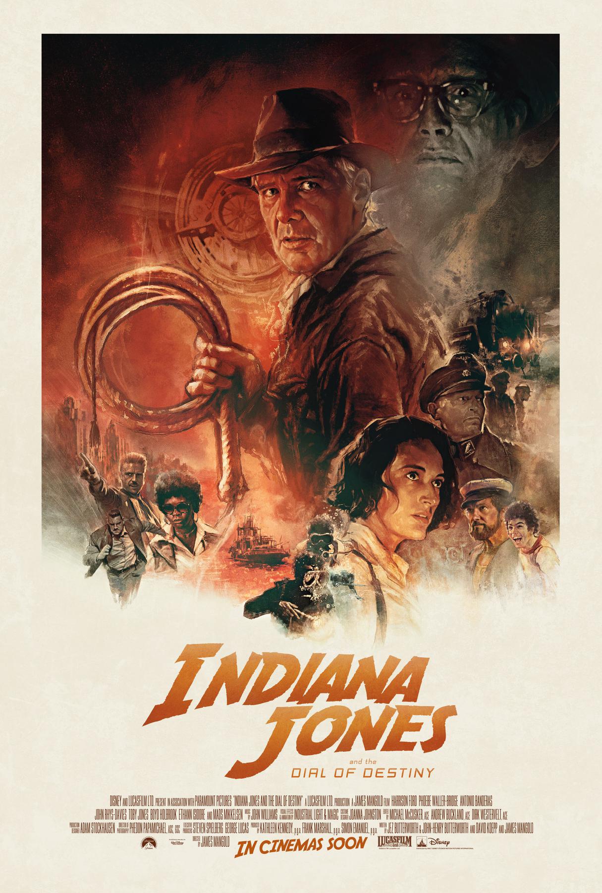 Plakat filmu Indiana Jones i artefakt przeznaczenia