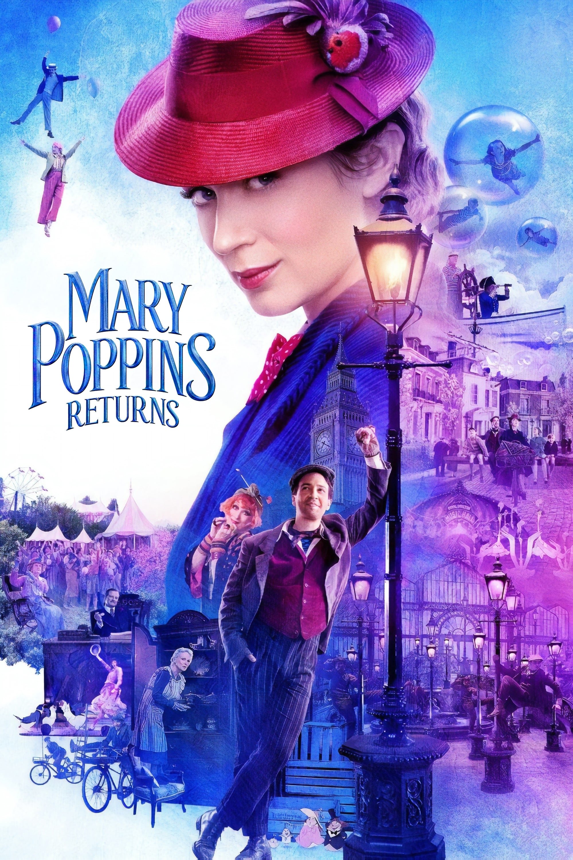 Plakat filmu Mary Poppins powraca